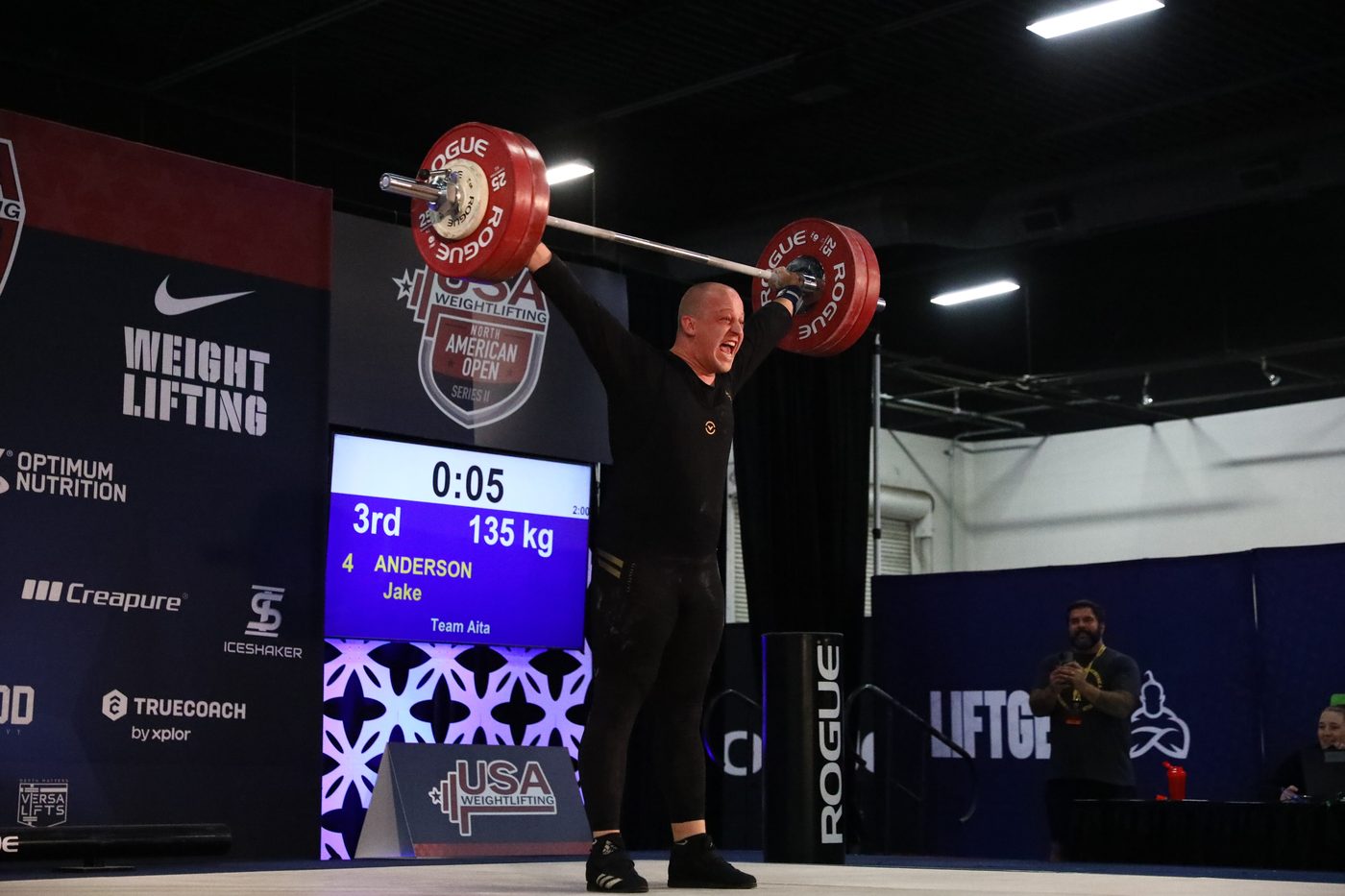 135kg snatch at North American Series II, 2023